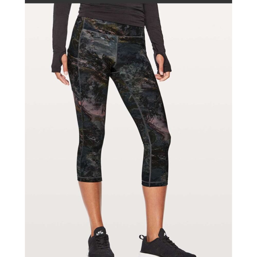 Lululemon Speed Up Mid-Rise Athletic Leggings (21") Radiant Multi Women's Size 6